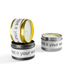 Customizable Tin Candle — 'Print it your way' Personalized Scented Tin