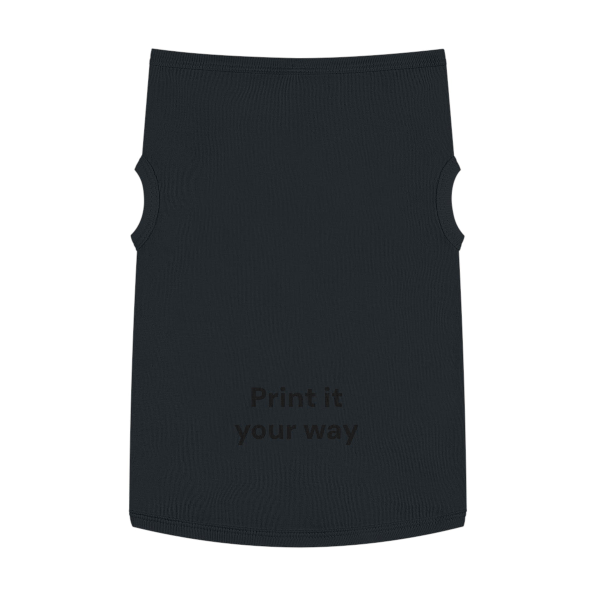 Custom Pet Tank Top - Personalized 'Print It Your Way' Dog Shirt