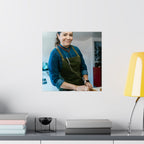 Matte Poster — Female Home Chef Portrait Kitchen Wall Art