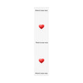 Heart Print Gift Wrap Paper — 'Print it your way' Customizable Wrapping Roll