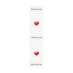 Heart Print Gift Wrap Paper — 'Print it your way' Customizable Wrapping Roll