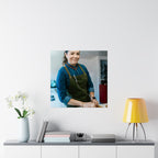 Matte Poster — Female Home Chef Portrait Kitchen Wall Art