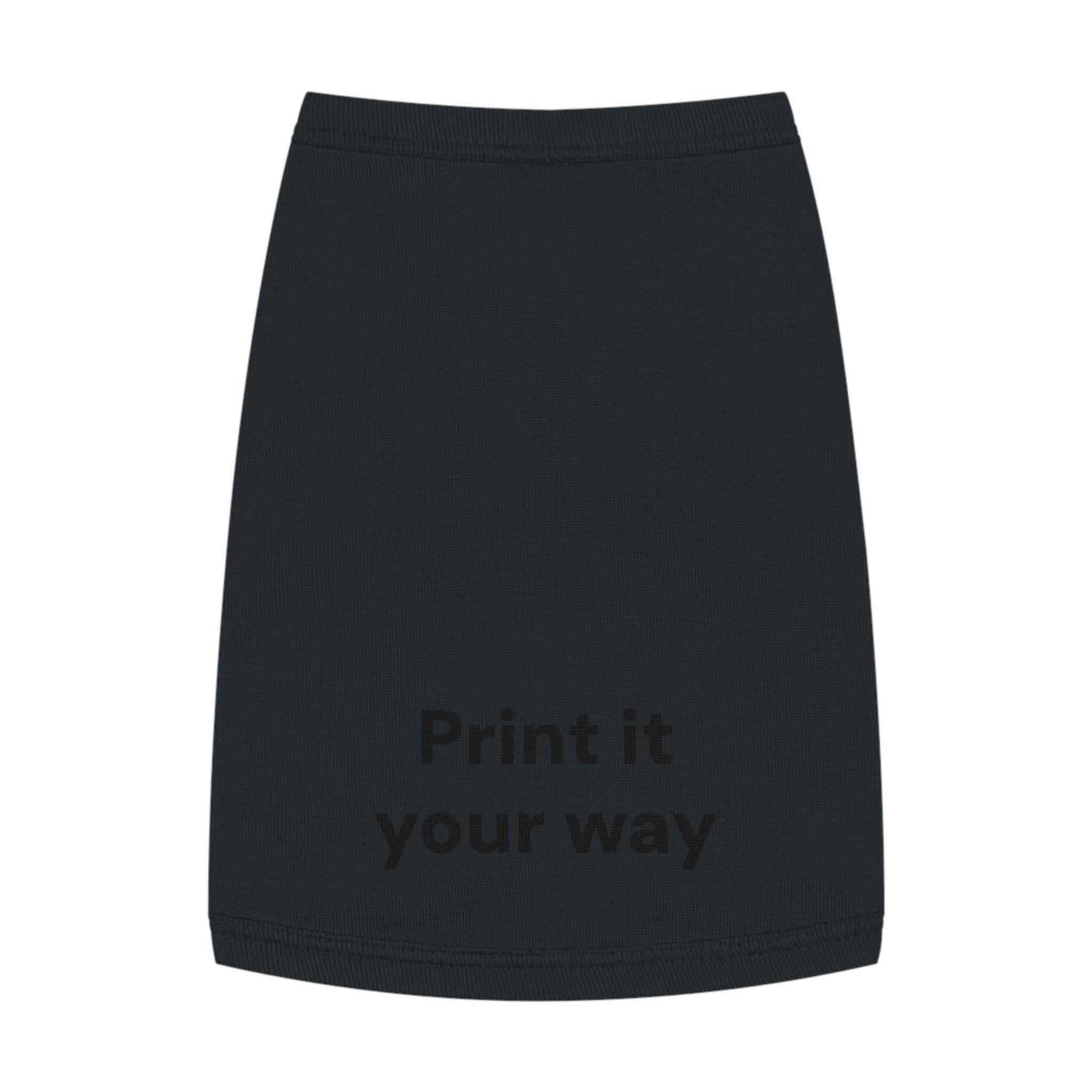 Custom Pet Tank Top - Personalized 'Print It Your Way' Dog Shirt