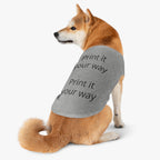 Customizable Pet Tank Top – Lightweight Dog Shirt (Print It Your Way)