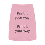 Customizable Pet Tank Top – Lightweight Dog Shirt (Print It Your Way)