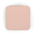 Compact Jewelry Travel Case — Personalized Portrait Pink Travel Jewelry Organizer
