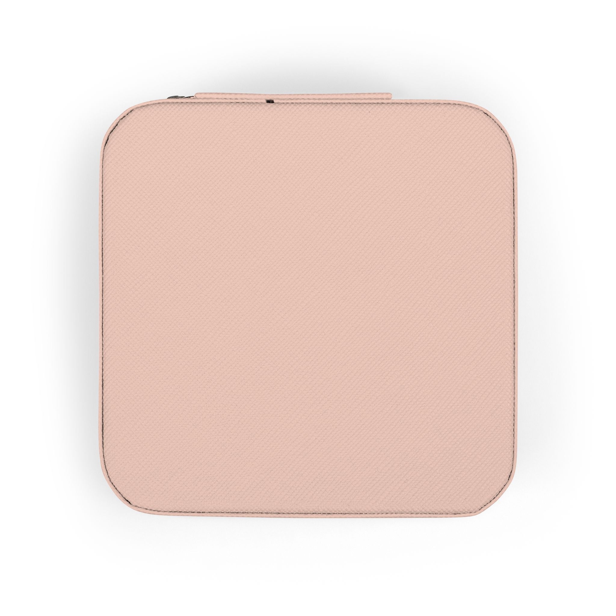 Compact Jewelry Travel Case — Personalized Portrait Pink Travel Jewelry Organizer