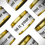 Customizable Tin Candle — 'Print it your way' Personalized Scented Tin