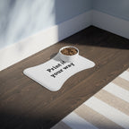 Custom Pet Feeding Mat — Personalized Dog & Cat Bowl Placemat ("Print it your way")