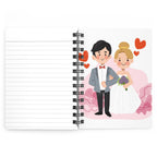 Romantic Photo Spiral Journal — Personalized Couple & Family Memory Notebook