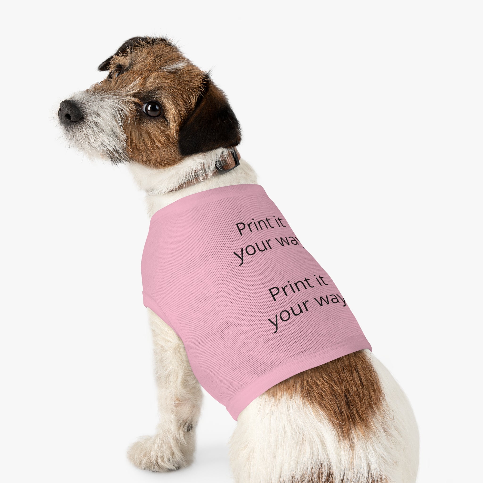 Customizable Pet Tank Top – Lightweight Dog Shirt (Print It Your Way)