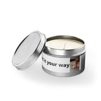 Personalized Tin Candle — Custom Photo & Text Scented Candle Gift