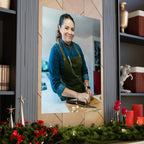 Matte Poster — Female Home Chef Portrait Kitchen Wall Art