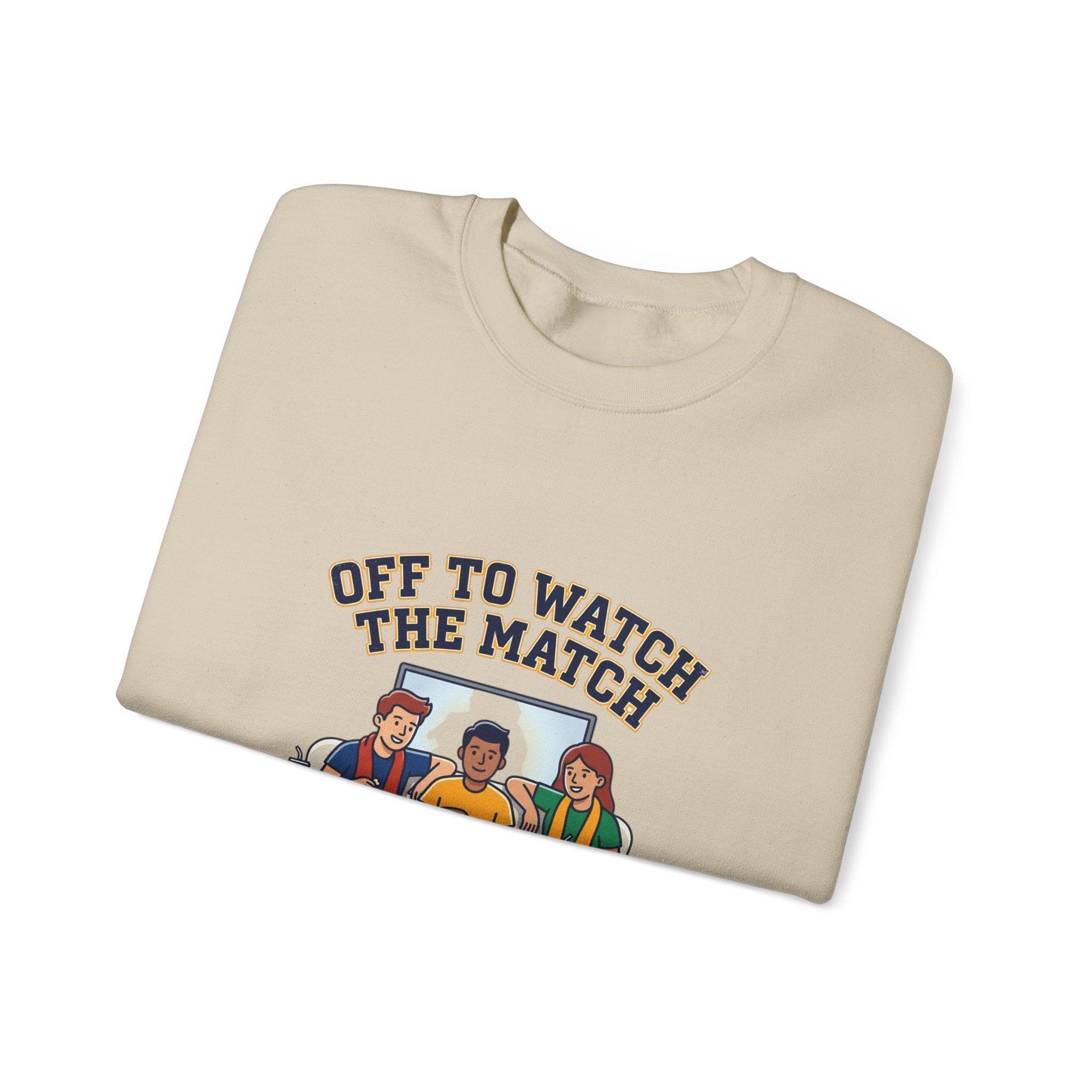 Off to Watch the Match Sweatshirt | soccer watch party, match-day outfit