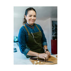 Matte Poster — Female Home Chef Portrait Kitchen Wall Art