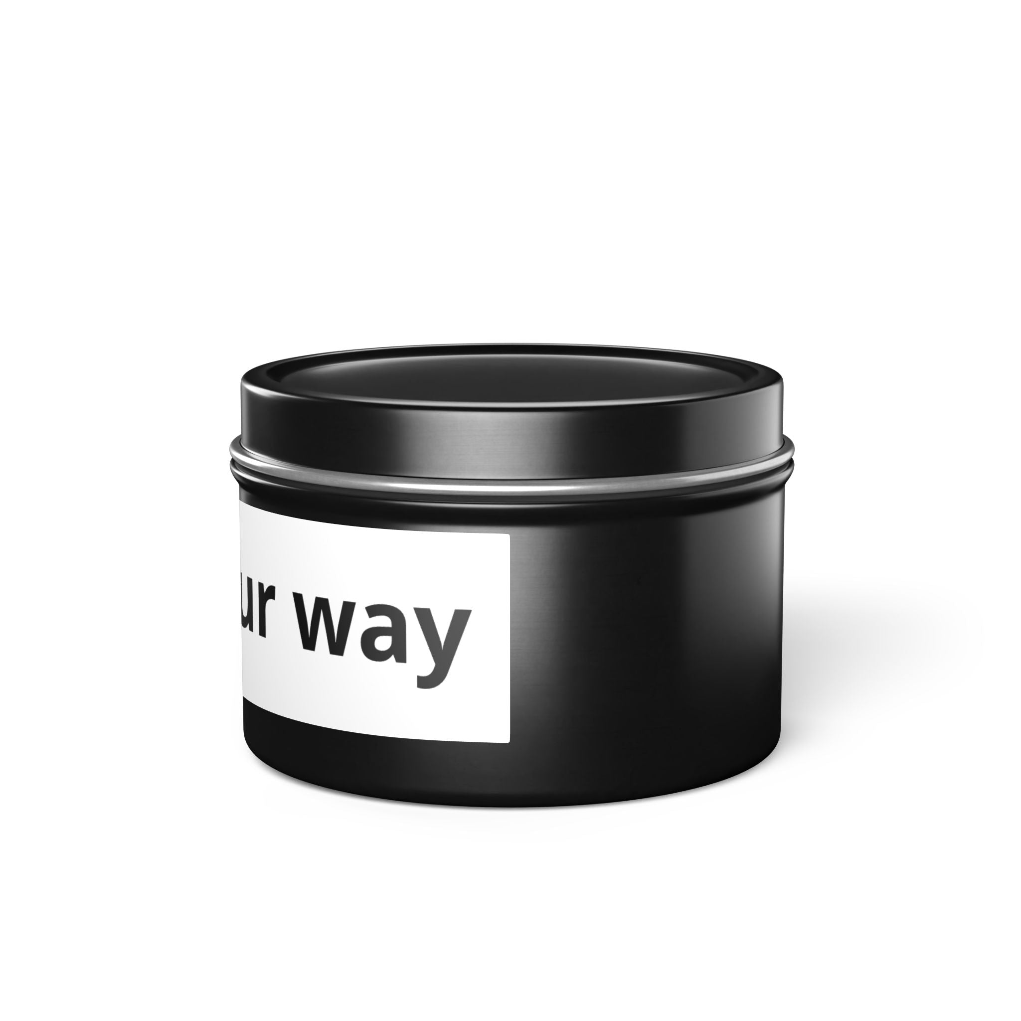Customizable Tin Candle — 'Print it your way' Personalized Scented Tin