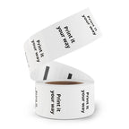 Round Sticker Label Rolls - Custom Printable 'Print it your way' Adhesive Labels