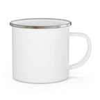 Enamel Camping Mug — House of LeeLee Logo Rustic Coffee Cup for Camping & Gifts