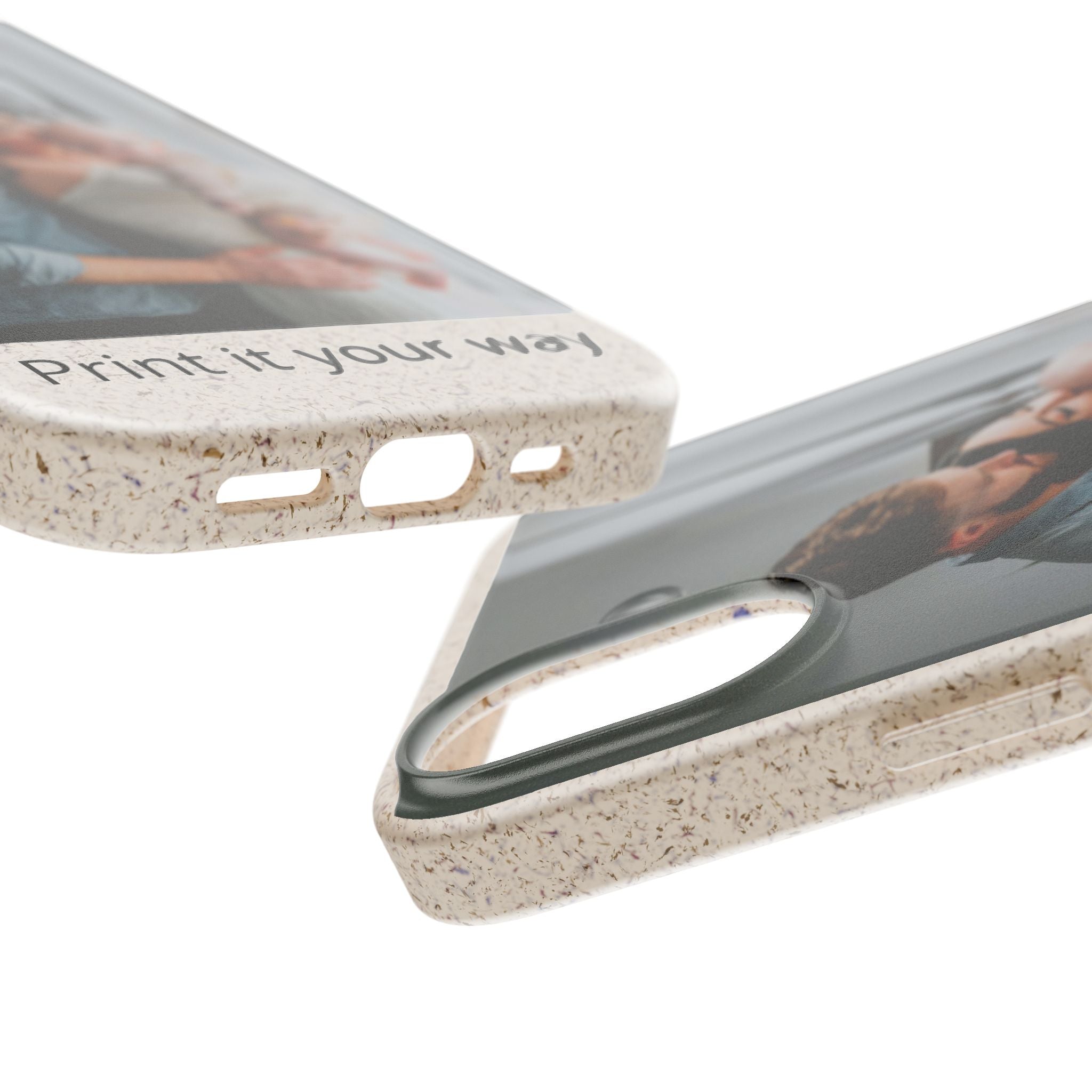 Custom Biodegradable Phone Case — Personalized Photo "Print it your way" Eco-Friendly Cover