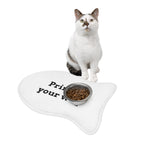 Custom Pet Feeding Mat — Personalized Dog & Cat Bowl Placemat ("Print it your way")