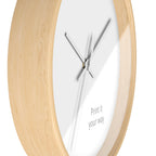 Minimal Custom Wall Clock — 'Print It Your Way' Modern White Face