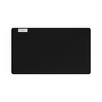 Water Droplets Black Desk Mat — "Print it your way" Custom Gaming Desk Pad