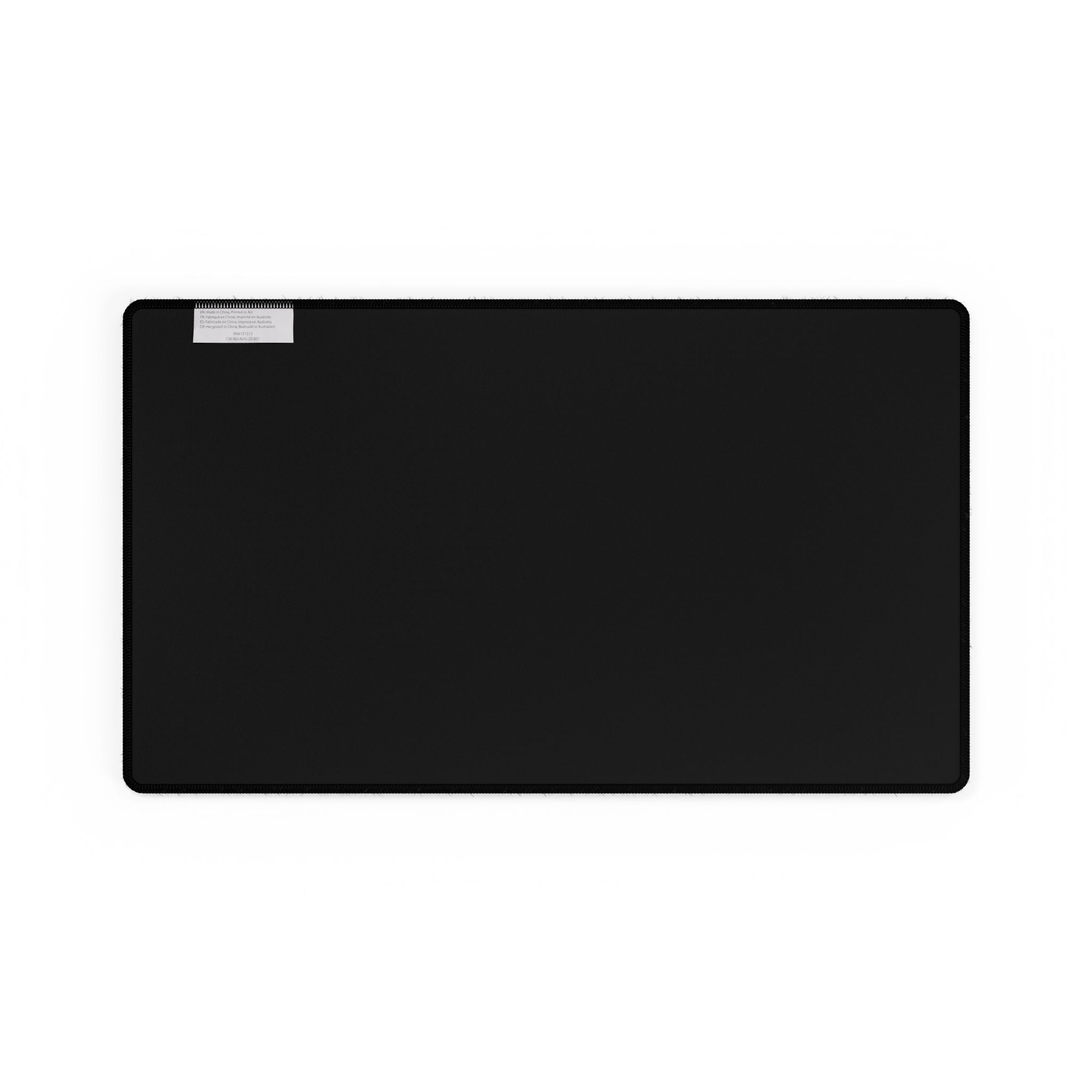 Water Droplets Black Desk Mat — "Print it your way" Custom Gaming Desk Pad