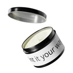 Customizable Tin Candle — 'Print it your way' Personalized Scented Tin