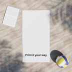 Customizable Beach Towel — "Print it your way" Personalized Summer Towel
