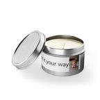 Personalized Tin Candle — Custom Photo & Text Scented Candle Gift