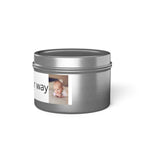 Personalized Tin Candle — Custom Photo & Text Scented Candle Gift