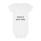 Personalized Baby Onesie® Organic Bodysuit — Custom Photo Print Newborn Gift