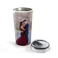 Photo Couple 20oz Travel Tumbler — Personalized Engagement & Anniversary Gift