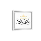 Framed Matte Canvas Print — "House of LeeLee" Script Wall Art