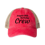 Women's Washed Mesh-Back Cap