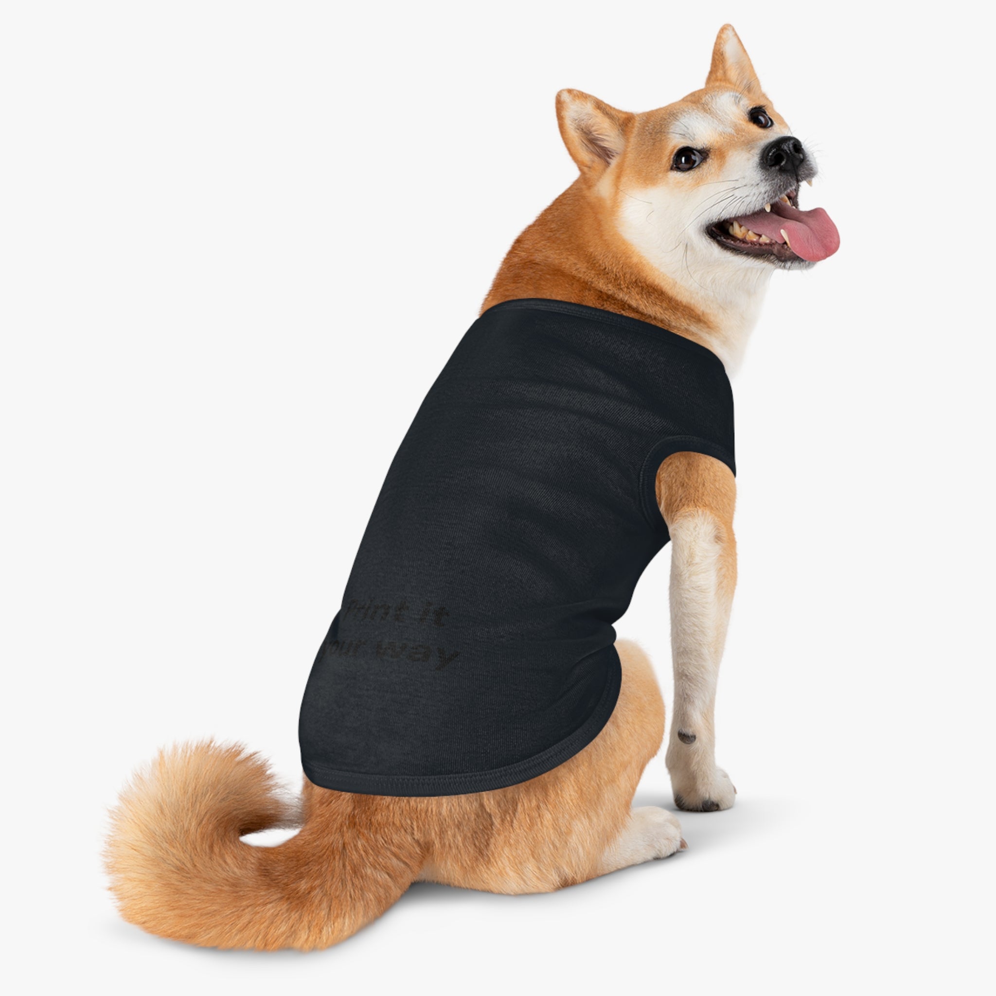 Custom Pet Tank Top - Personalized 'Print It Your Way' Dog Shirt