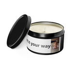 Personalized Tin Candle — Custom Photo & Text Scented Candle Gift