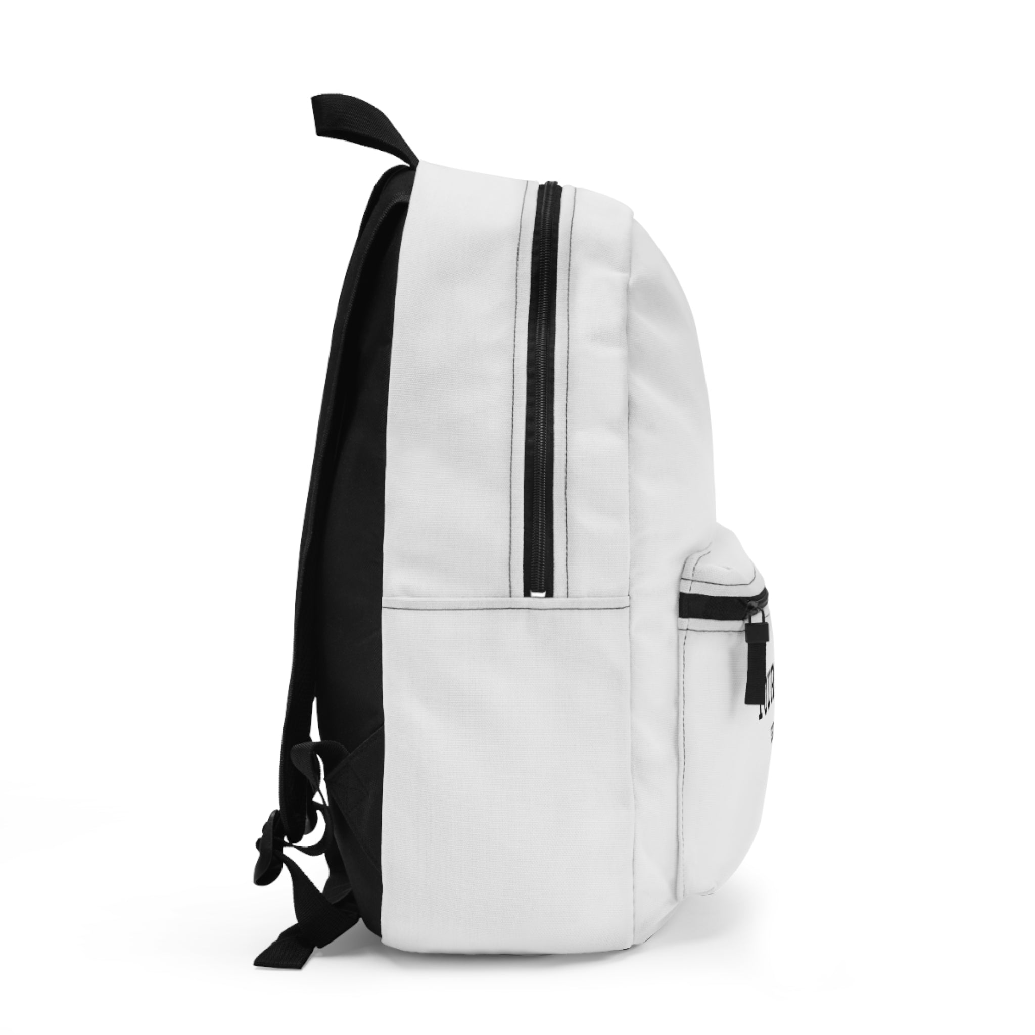 Personalized Campus Backpack — Custom "Your Text" Front Pocket, Est. 1995