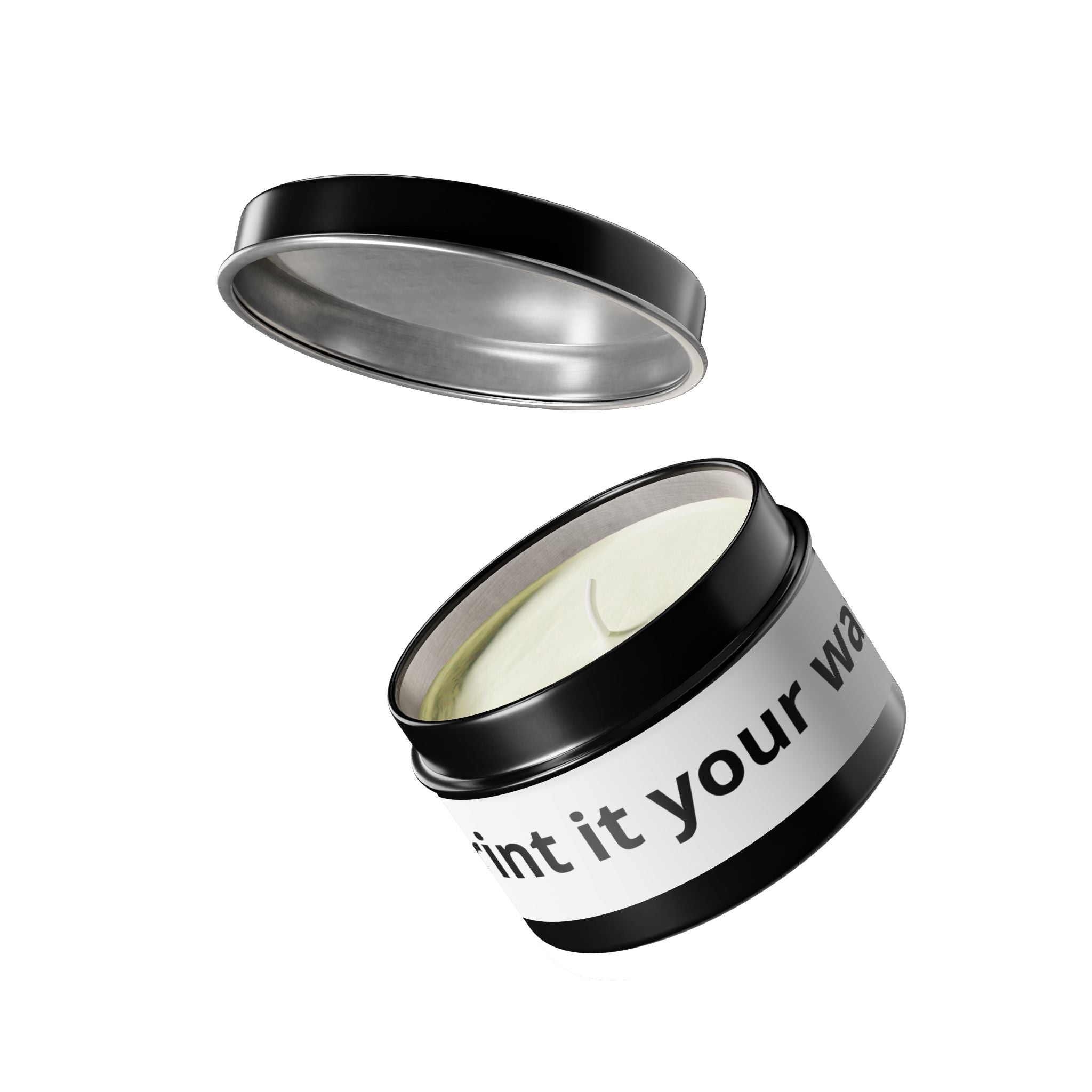 Customizable Tin Candle — 'Print it your way' Personalized Scented Tin