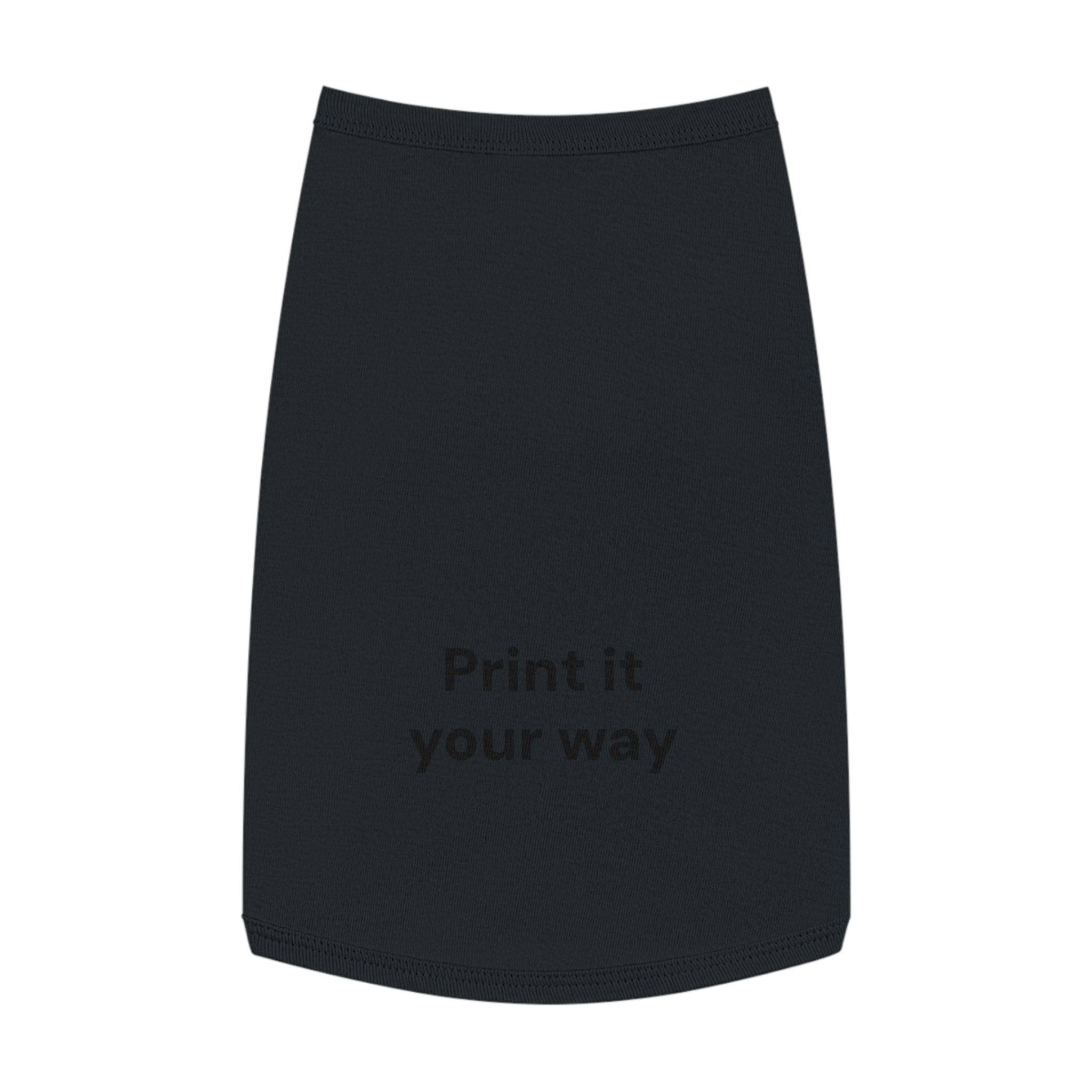 Custom Pet Tank Top - Personalized 'Print It Your Way' Dog Shirt