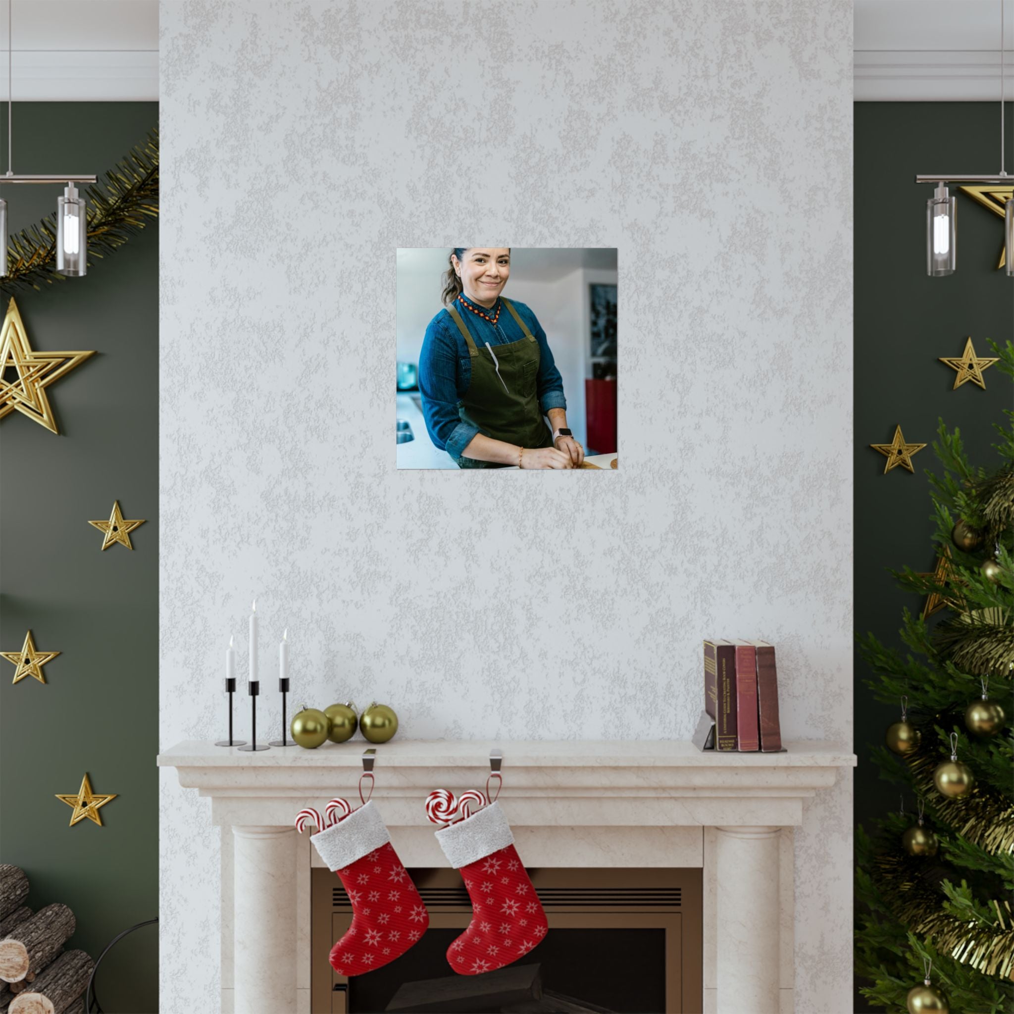 Matte Poster — Female Home Chef Portrait Kitchen Wall Art