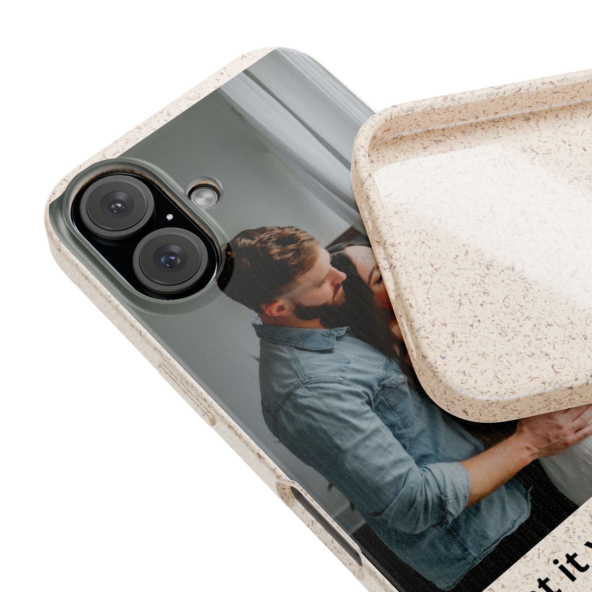 Custom Biodegradable Phone Case — Personalized Photo "Print it your way" Eco-Friendly Cover