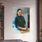 Matte Poster — Female Home Chef Portrait Kitchen Wall Art