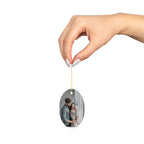 Personalized Family Photo Ceramic Ornament — Custom Holiday Keepsake