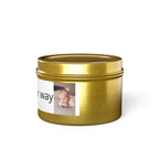 Personalized Tin Candle — Custom Photo & Text Scented Candle Gift