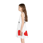 Girls' Sundress — 'Bee Cool' & 'Finally Legal' Heart Print Sleeveless Dress