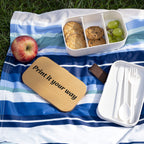 Custom Wooden Bento Lunch Box – Personalized Eco-Friendly Meal Container
