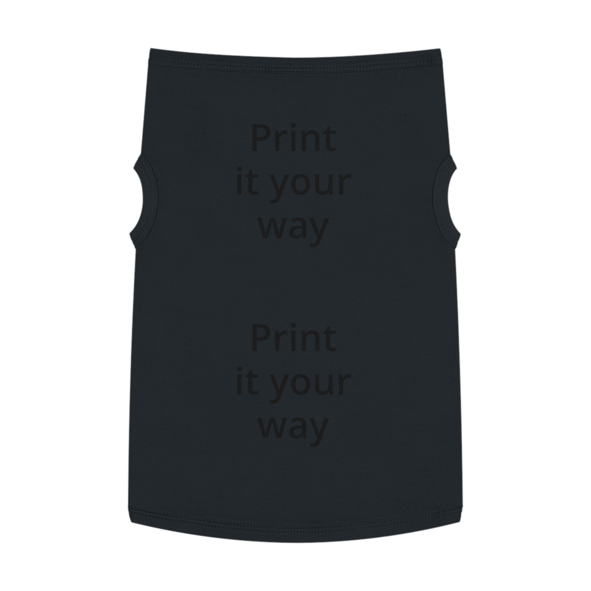 Customizable Pet Tank Top – Lightweight Dog Shirt (Print It Your Way)