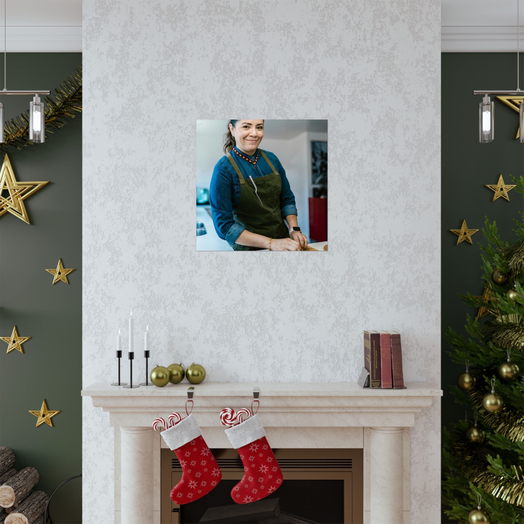 Matte Poster — Female Home Chef Portrait Kitchen Wall Art