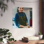 Matte Poster — Female Home Chef Portrait Kitchen Wall Art